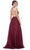 Trevi Collection - L2377 Halter A-Line Evening Dress Evening Dresses