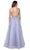 Trevi Collection - L2431 Plunging V-Neck Beaded Dress Prom Dresses