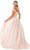 Aspeed Design L2501 - Floral Off Shoulder Ballgown Special Occasion Dress