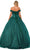 Aspeed Design L2501 - Floral Off Shoulder Ballgown Special Occasion Dress