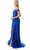 Aspeed Design L2621 - Floral Sequin Off Shoulder Evening Gown Special Occasion Dress