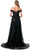 Aspeed Design L2621 - Floral Sequin Off Shoulder Evening Gown Special Occasion Dress