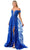 Aspeed Design L2621 - Floral Sequin Off Shoulder Evening Gown Special Occasion Dress XS / Royal