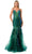 Trevi Collection L2659 - Sequin Trumpet Prom Dress Special Occasion Dress XXS / Emerald