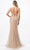 Trevi Collection L2692 - Lace-Up Back Sequin Prom Gown Prom Dresses L / Green