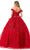 Aspeed Design L2728 - Off Shoulder Embellished Ballgown Special Occasion Dress