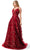 Trevi Collection L2764B - Floral Tulle Prom Dress Special Occasion Dress