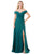 Trevi Collection L2767Y - Foldover Off Shoulder Evening Gown Evening Dresses