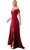 Trevi Collection L2767Y - Foldover Off Shoulder Evening Gown Special Occasion Dress