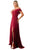 Trevi Collection L2767Y - Foldover Off Shoulder Evening Gown Special Occasion Dress