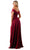 Trevi Collection L2767Y - Foldover Off Shoulder Evening Gown Special Occasion Dress