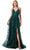 Aspeed Design L2769T - Glitter Evening Prom Dress with Slit Special Occasion Dress