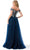 Trevi Collection L2770T - Off Shoulder Tulle Prom Dress Special Occasion Dress