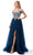 Trevi Collection L2770T - Off Shoulder Tulle Prom Dress Special Occasion Dress