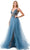 Trevi Collection L2781A - Sleeveless Plunging V-Neck Prom Dress Prom Dresses 2XL / Mauve