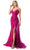 Aspeed Design L2785F - V-Neck Sleeveless Prom Gown Prom Dresses