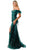 Trevi Collection L2786F - Ruffled Sleeve Embellished Evening Gown Special Occasion Dress