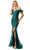 Trevi Collection L2786F - Ruffled Sleeve Embellished Evening Gown Special Occasion Dress