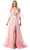 Aspeed Design L2793B - Sweetheart Illusion Corset Evening Gown Special Occasion Dress XS / Pink