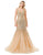 Aspeed Design L2802K - Cutout Back Mermaid Evening Gown Evening Dresses XS / Champagne