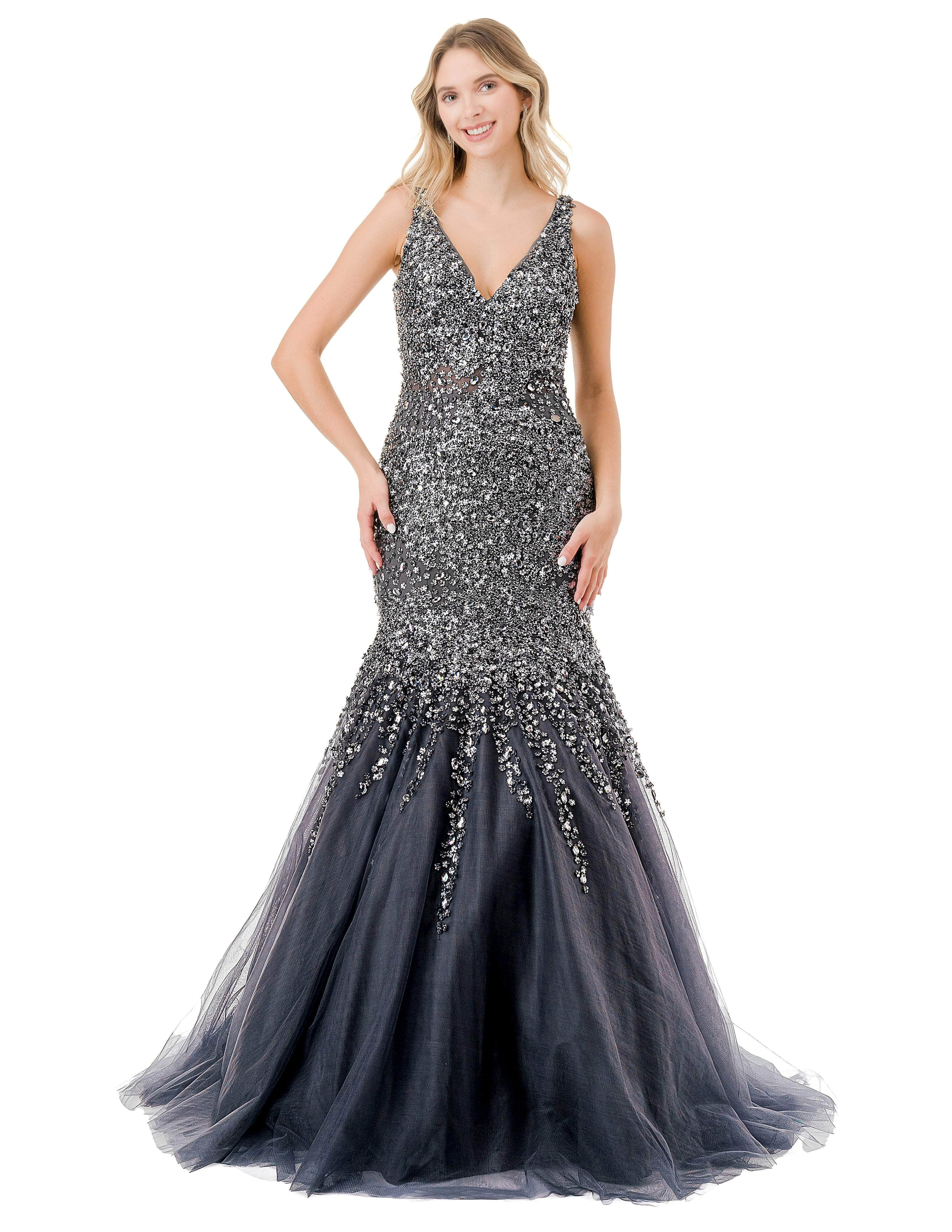 Aspeed Design L2802K - Cutout Back Mermaid Evening Gown – Couture 