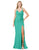 Trevi Collection L2805Y - Dual Straps Ruched Evening Gown Evening Dresses XXS / Jade