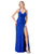 Trevi Collection L2805Y - Dual Straps Ruched Evening Gown Evening Dresses XXS / Royal