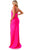 Trevi Collection L2805Y - Dual Straps Ruched Evening Gown Special Occasion Dress