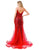 Trevi Collection L2816J - Sequined Mermaid Evening Gown Evening Dresses