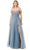 Aspeed Design L2837Y - Off Shoulder Embellished Prom Dress Special Occasion Dress XXS / Slate Blue