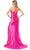 Aspeed Design L2849P - V-Neck Beaded Appliqued Prom Dress Special Occasion Dress