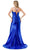 Aspeed Design L2849P - V-Neck Beaded Appliqued Prom Dress Special Occasion Dress