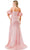 Aspeed Design L2879R - Puff Sleeve Pleated Prom Dress Special Occasion Dress