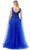 Trevi Collection L2906T - Embroidered A-Line Prom Gown Prom Dresses