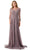 Aspeed Design M2723J - Beaded Lace Illusion Evening Gown Special Occasion Dress S / Mauve