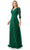 Aspeed Design M2733F - Ruched Quarter Sleeve Prom Dress Prom Dresses