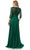 Aspeed Design M2733F - Ruched Quarter Sleeve Prom Dress Prom Dresses