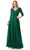 Aspeed Design M2733F - Ruched Quarter Sleeve Prom Dress Prom Dresses