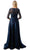 Trevi Collection M2734F - Embroidered Quarter Sleeve Formal Dress Special Occasion Dress