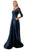 Trevi Collection M2734F - Embroidered Quarter Sleeve Formal Dress Special Occasion Dress