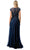 Trevi Collection M2736Y - Front Cutout A-Line Evening Dress Special Occasion Dress