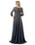 Aspeed Design M2758Q - Lace Appliqued A-Line Evening Gown