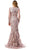 Trevi Collection M2768F - Floral Mermaid Evening Dress Special Occasion Dress