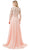 Aspeed Design M2838Y - Quarter Sleeve Beaded Lace Evening Dress Special Occasion Dress