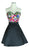 Trevi Collection Multi-Colored Embroidered Homecoming Dress Homecoming Dresses