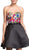 Trevi Collection Multi-Colored Embroidered Homecoming Dress Homecoming Dresses