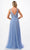 Trevi Collection P2114 - Floral Appliqued A-Line Prom Gown Special Occasion Dress