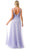 Trevi Collection P2114 - Floral Appliqued A-Line Prom Gown Special Occasion Dress