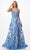 Trevi Collection P2208 - Embroidered A-Line Prom Dress Prom Dresses XS / Perry Blue