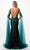 Aspeed Design P2221 - Illusion Cape Sleeve Formal Gown Mother of the Bride Dresses L / Dusty Rose